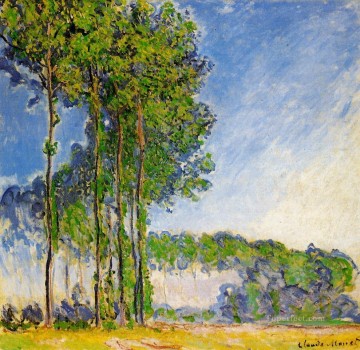 Álamos Vista desde el pantano Claude Monet Pinturas al óleo